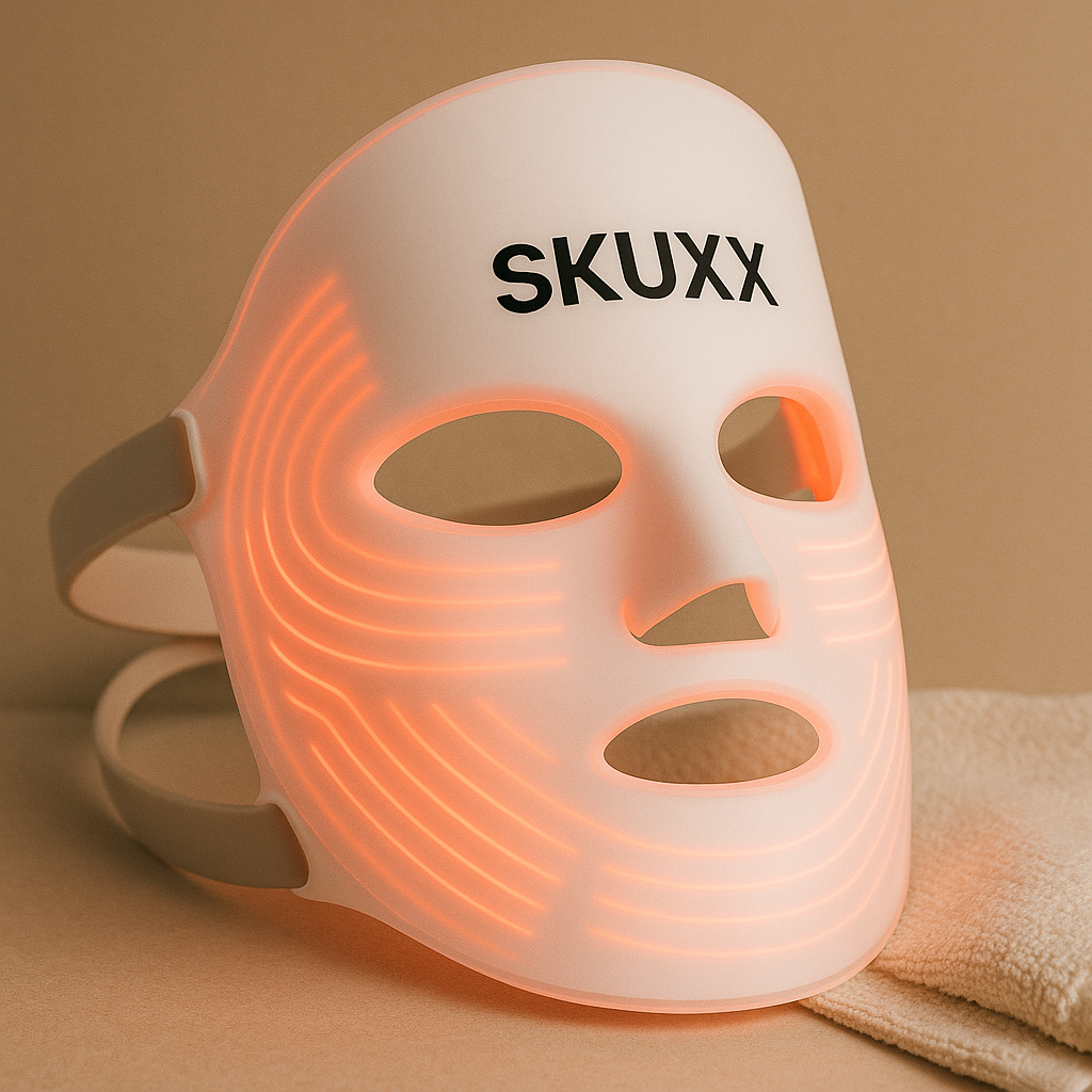 LED silicon facial mask
